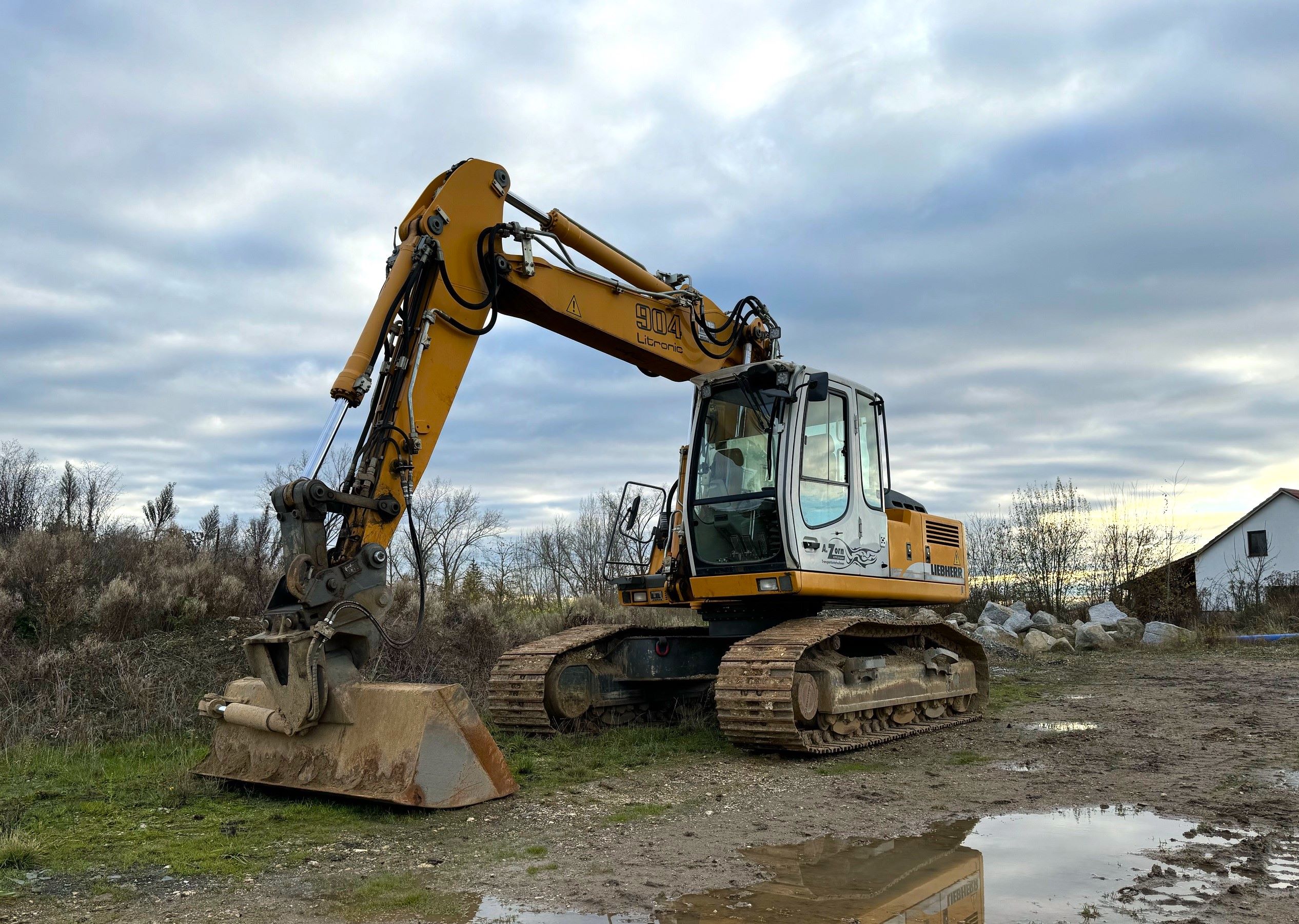 Liebherr Bagger querformatneu